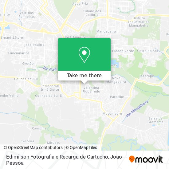 Mapa Edimilson Fotografia e Recarga de Cartucho