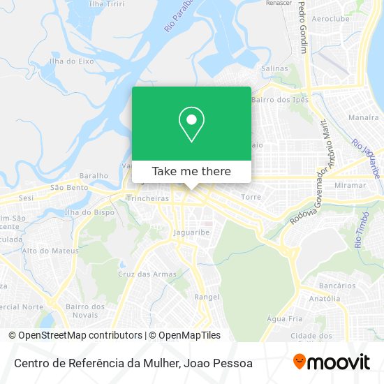 Centro de Referência da Mulher map