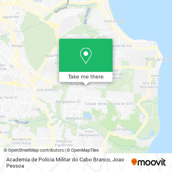 Academia de Polícia Militar do Cabo Branco map