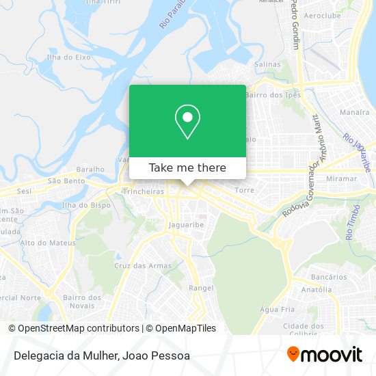 Delegacia da Mulher map