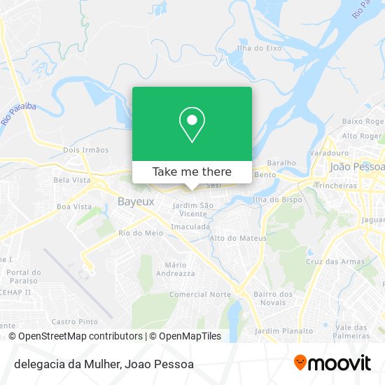delegacia da Mulher map