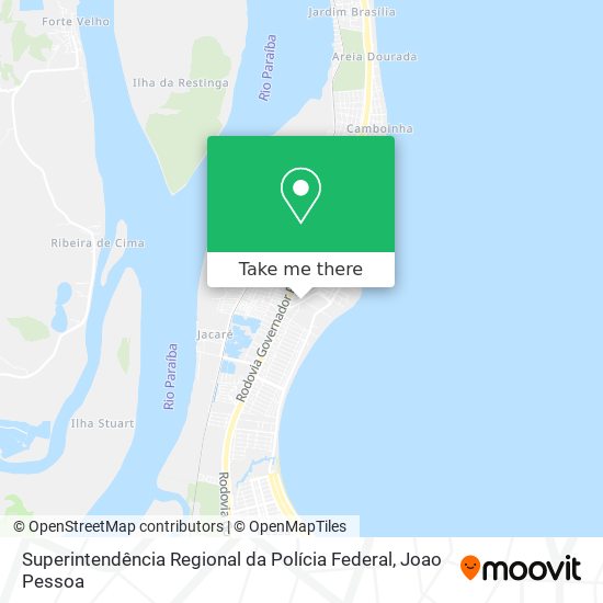Superintendência Regional da Polícia Federal map