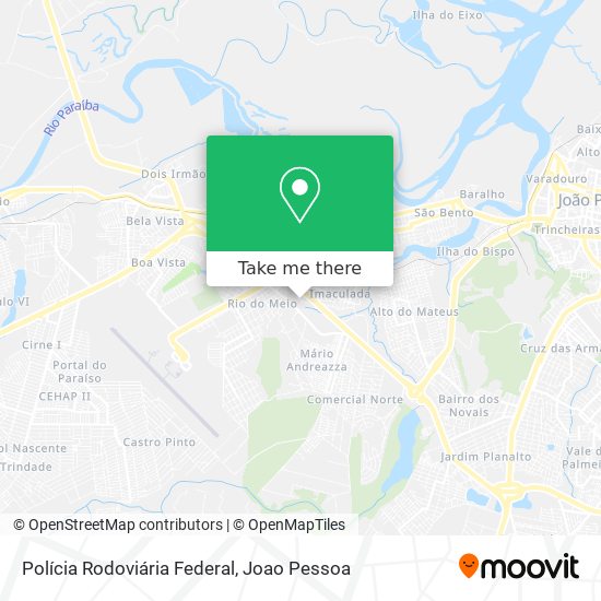 Polícia Rodoviária Federal map