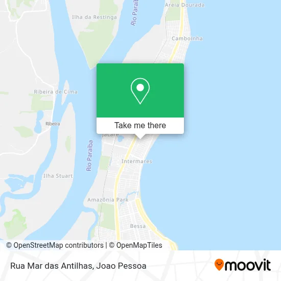 Rua Mar das Antilhas map
