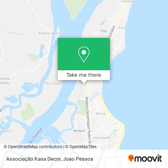 Associação Kasa Decor map