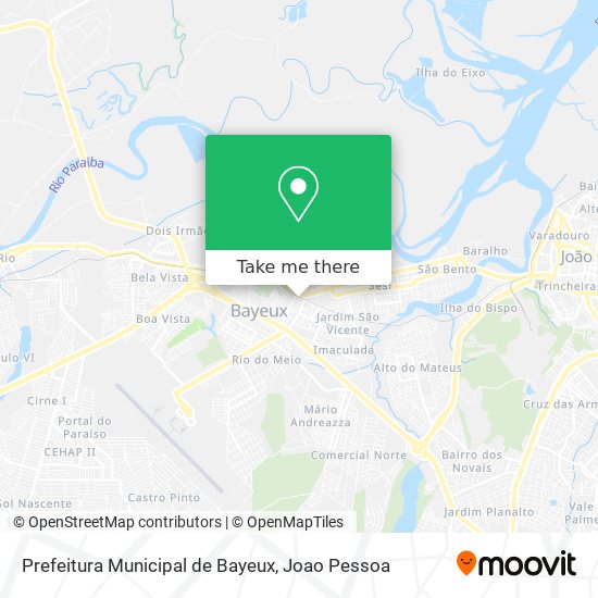 Prefeitura Municipal de Bayeux map