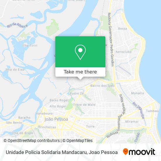 Unidade Policia Solidaria Mandacaru map