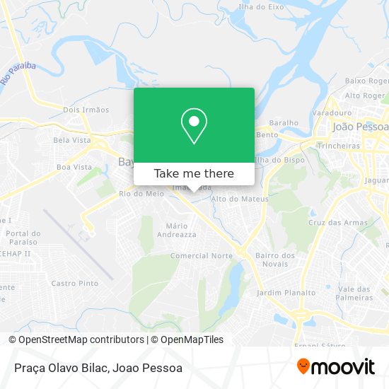 Praça Olavo Bilac map