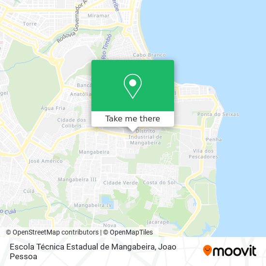 Escola Técnica Estadual de Mangabeira map
