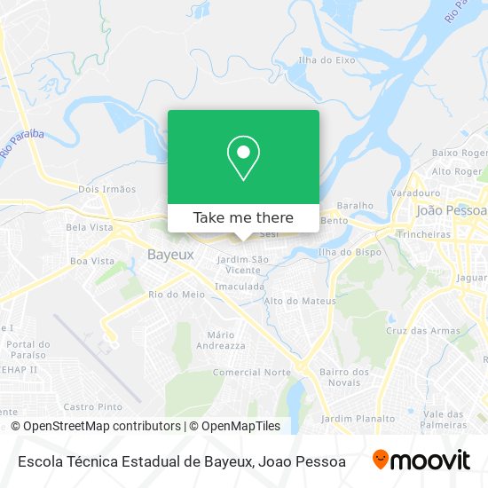 Escola Técnica Estadual de Bayeux map