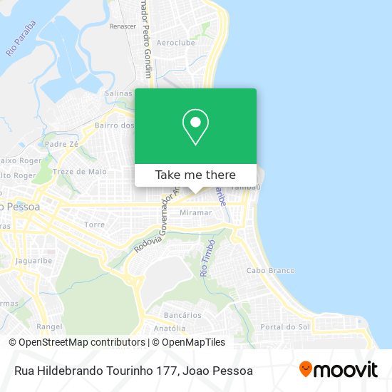 Rua Hildebrando Tourinho 177 map