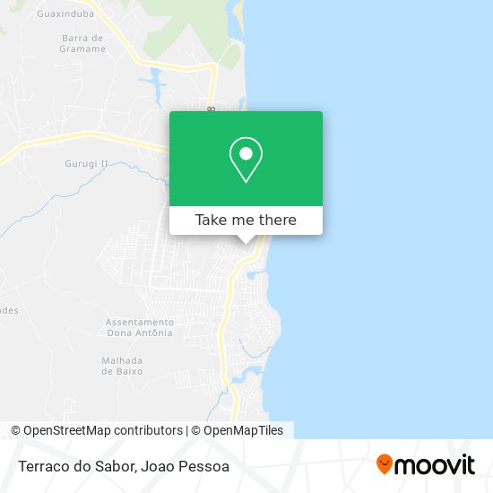 Terraco do Sabor map