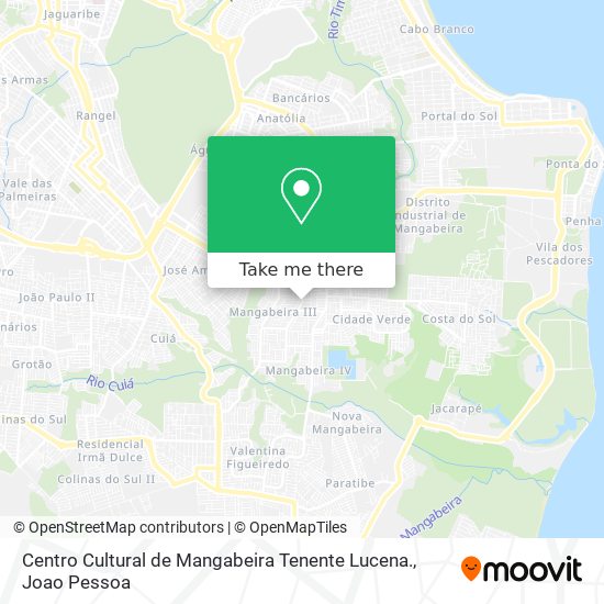 Centro Cultural de Mangabeira Tenente Lucena. map