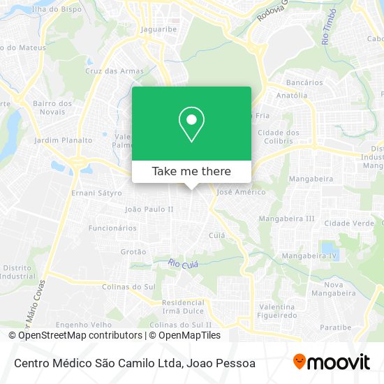 Mapa Centro Médico São Camilo Ltda