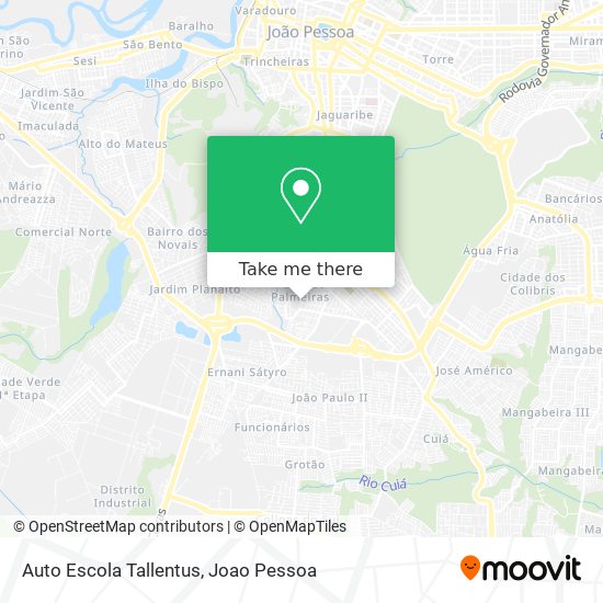 Auto Escola Tallentus map