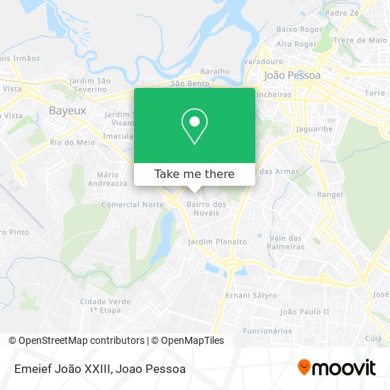 Emeief João XXIII map