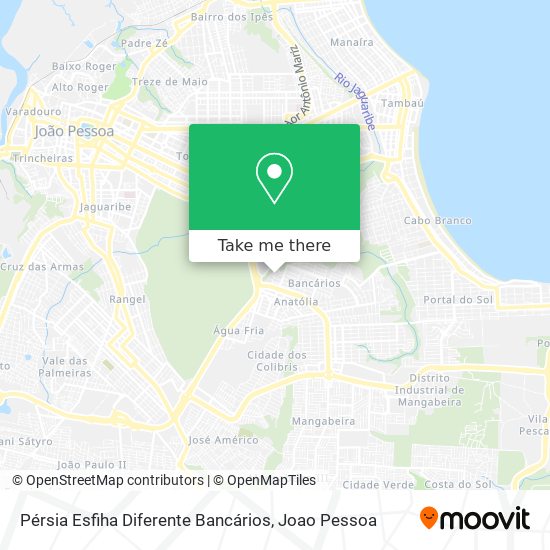 Pérsia Esfiha Diferente Bancários map