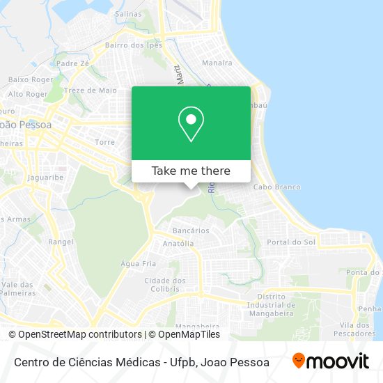 Centro de Ciências Médicas - Ufpb map