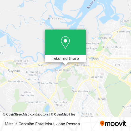 Mapa Míssila Carvalho Esteticista