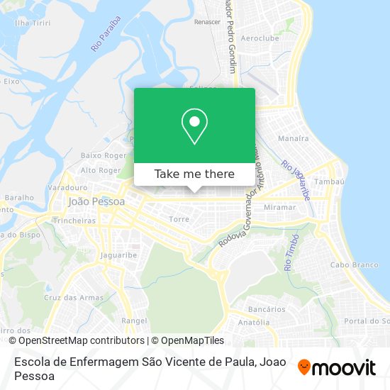 Escola de Enfermagem São Vicente de Paula map