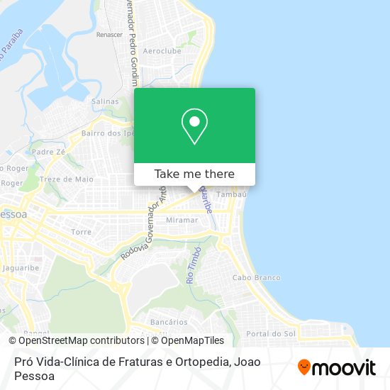 Pró Vida-Clínica de Fraturas e Ortopedia map