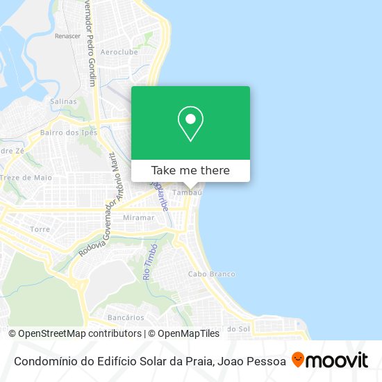 Condomínio do Edifício Solar da Praia map