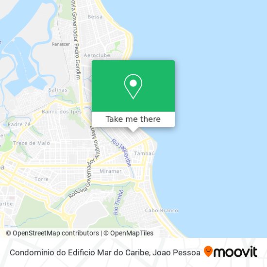 Condominio do Edificio Mar do Caribe map