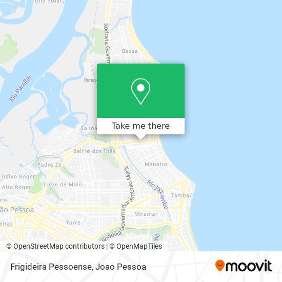 Frigideira Pessoense map