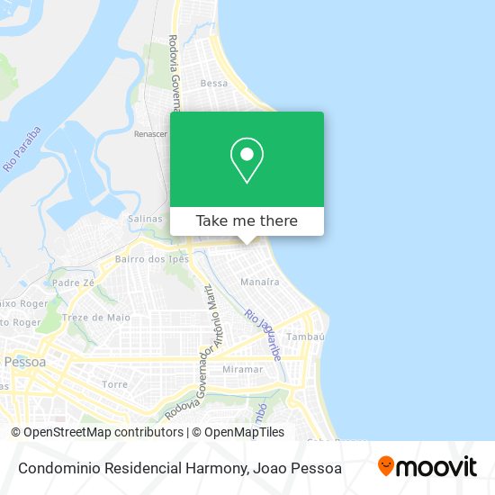 Condominio Residencial Harmony map