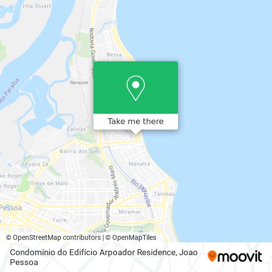 Condomínio do Edifício Arpoador Residence map