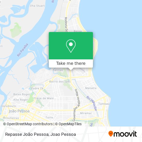 Repasse João Pessoa map
