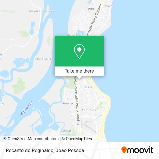 Recanto do Reginaldo map