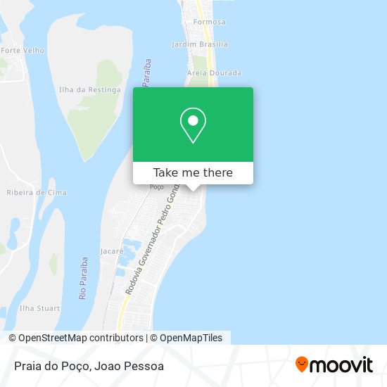 Praia do Poço map