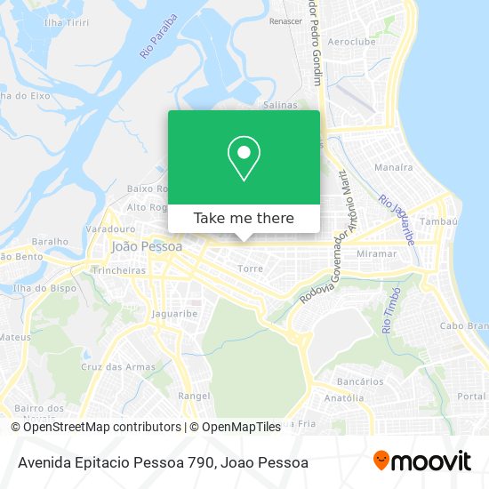 Avenida Epitacio Pessoa 790 map