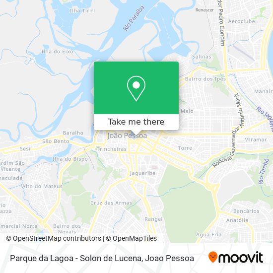Parque da Lagoa - Solon de Lucena map