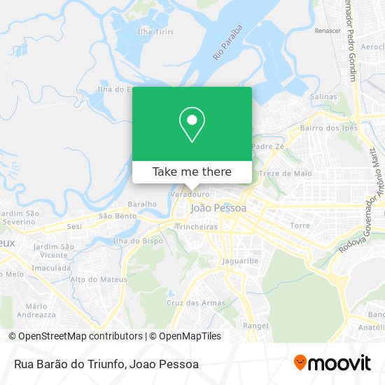 Rua Barão do Triunfo map