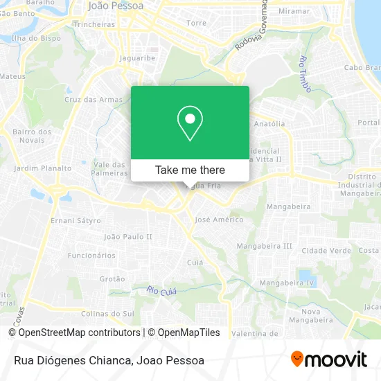 Rua Diógenes Chianca map