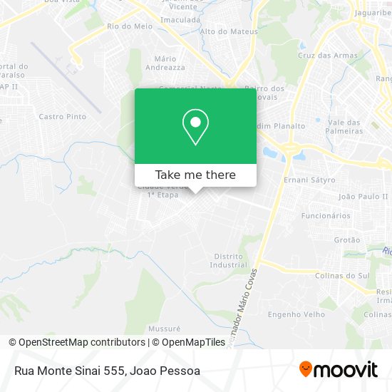 Rua Monte Sinai 555 map