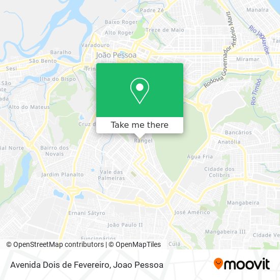 Avenida Dois de Fevereiro map