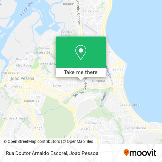 Rua Doutor Arnaldo Escorel map