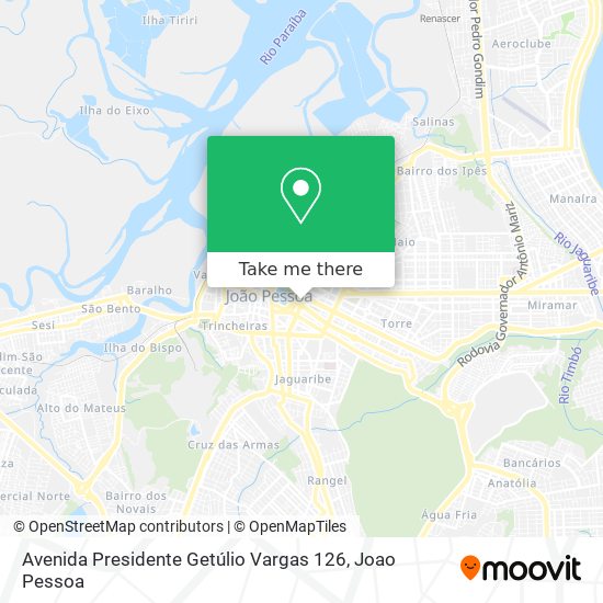 Mapa Avenida Presidente Getúlio Vargas 126