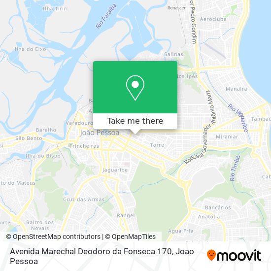 Avenida Marechal Deodoro da Fonseca 170 map