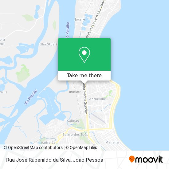 Mapa Rua José Rubenildo da Silva