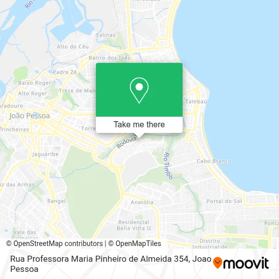Rua Professora Maria Pinheiro de Almeida 354 map
