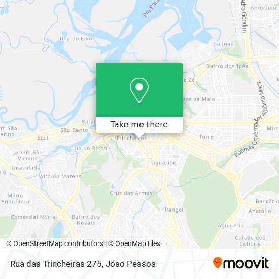 Rua das Trincheiras 275 map