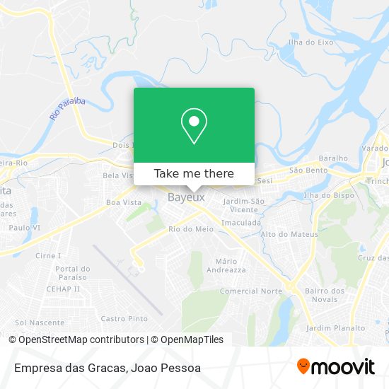 Mapa Empresa das Gracas