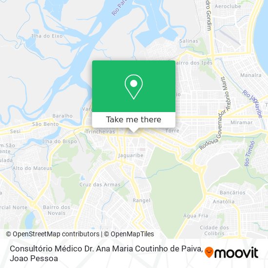 Consultório Médico Dr. Ana Maria Coutinho de Paiva map
