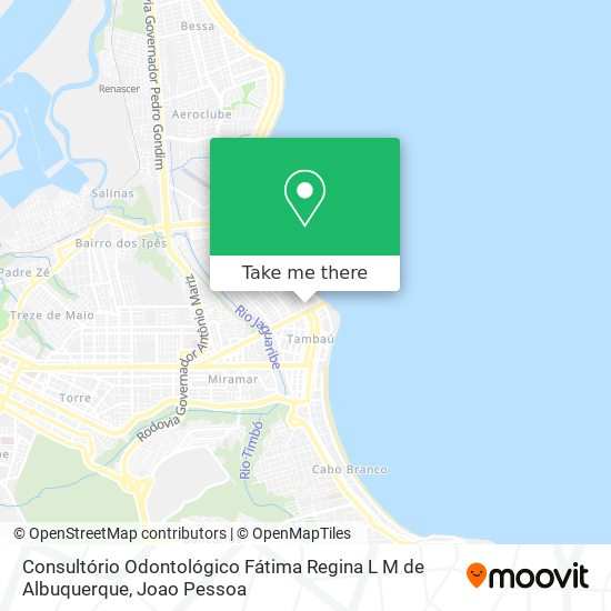 Consultório Odontológico Fátima Regina L M de Albuquerque map