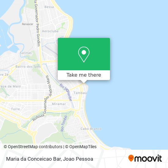 Maria da Conceicao Bar map