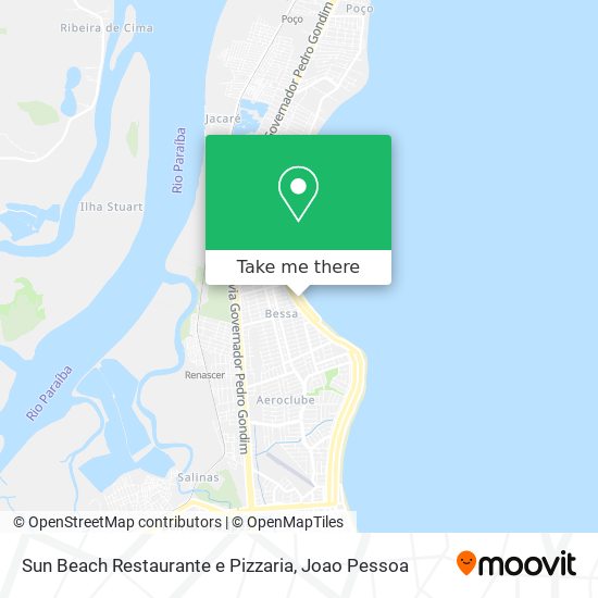 Sun Beach Restaurante e Pizzaria map